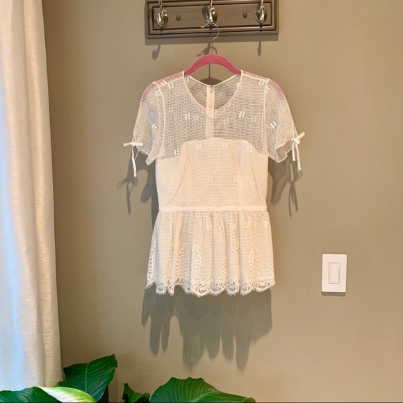 Luba by Hannah Payne Lace Overlay Top - Picture 2 of 7